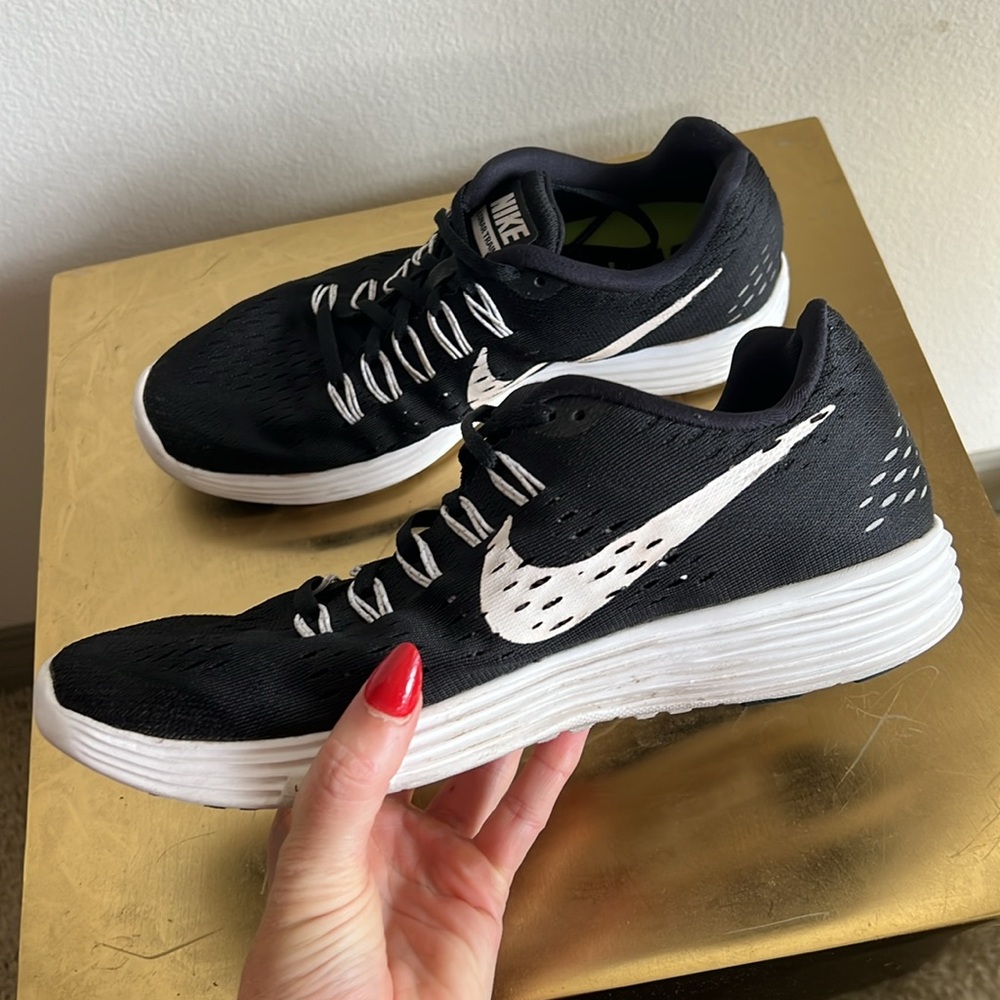 Nike Black Lunar Trainer Running Lifestyle Sneaker